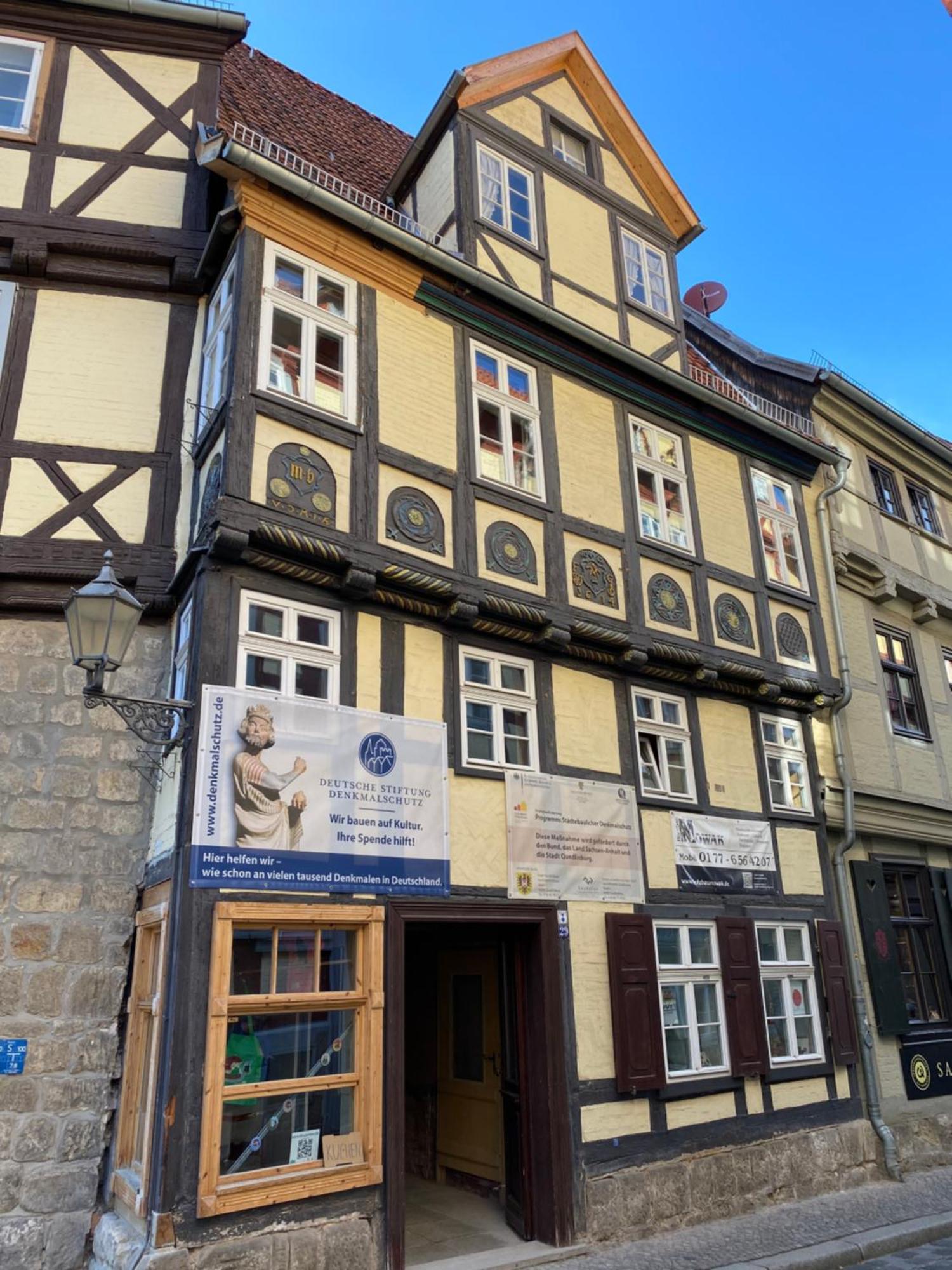 Ferienwohnung Helene Im Einzeldenkmal - Lange Gasse 29 Кведлинбург Екстериор снимка
